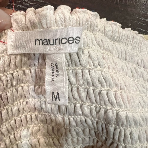 MAURICES Floral Sweetheart Babydoll Mini long sleeve Dress size Medium NWT - Picture 4 of 12